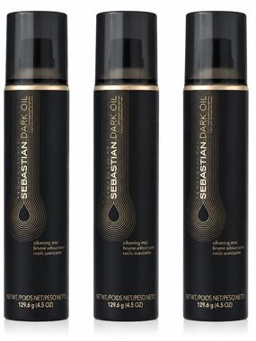 Sebastian Dark Oil Silkening Mist 4.5 oz 129.6g Spray Lot of 3 New
